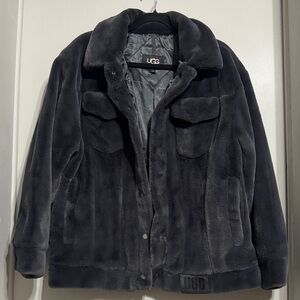 UGG Frankie faux fur Charcoal Jacket